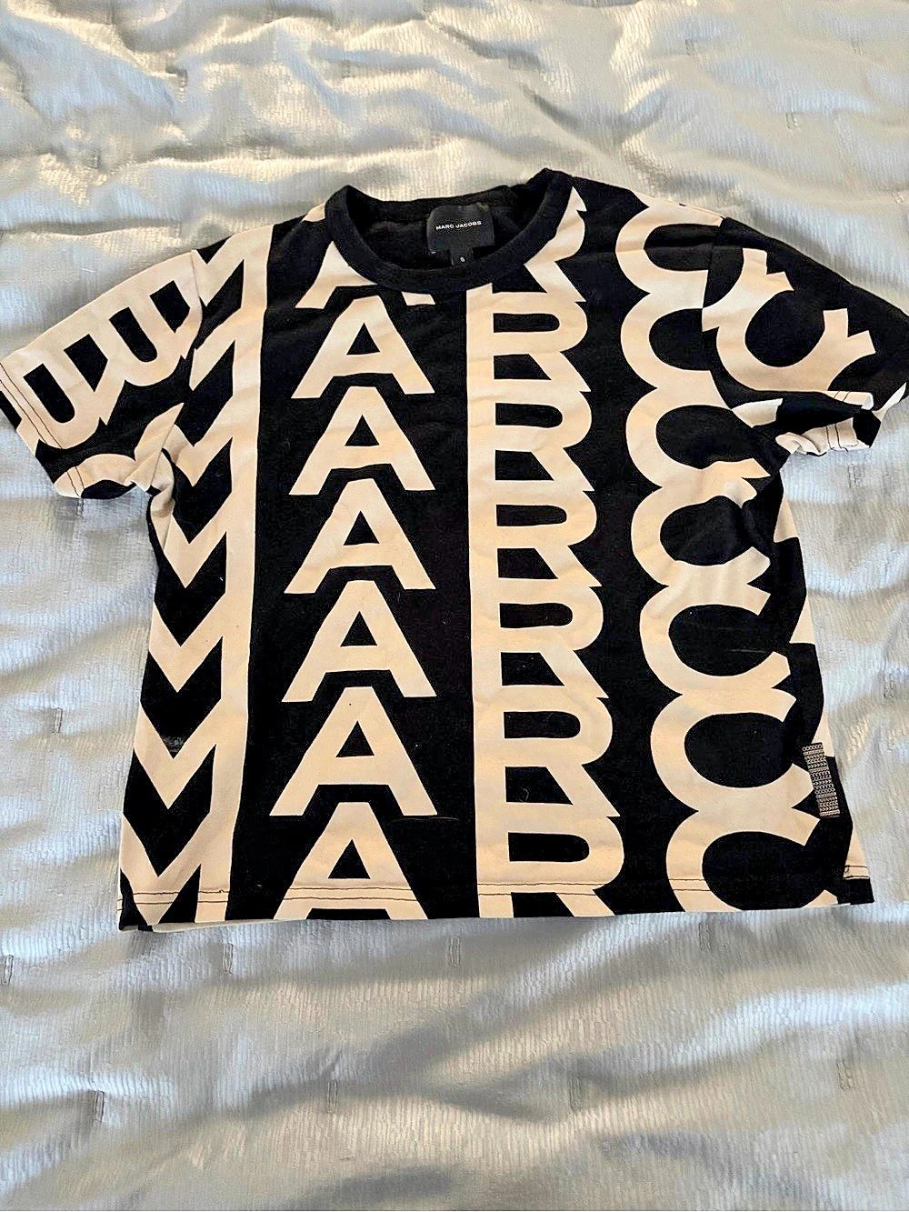 Marc Jacobs Geometric Graphic Tee Black & White Small